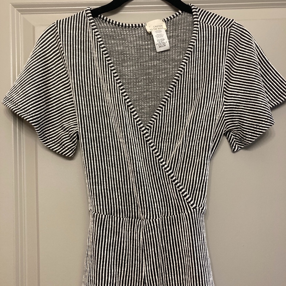 Caution to the wind romper
